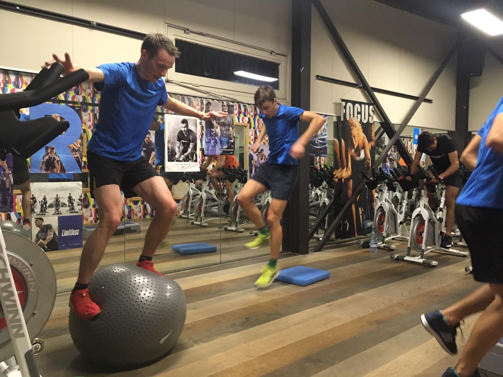 Yannick Gay entraine les jeunes de Mountain Performance